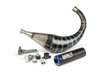 Pot 70 - 80 Derbi passage bas avec silencieux bleu et noir de la marque Stage6 R/T