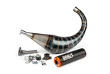 Pot 70 - 80 Derbi passage bas avec silencieux orange et noir de la marque Stage6 R/T