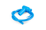 Fil de bougie du0027une longueur de 50cm avec antiparasite coudé à 90° lu0027ensemble est de couleur bleu