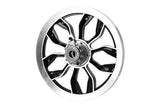 Pulley aluminium 11 teeth black moped