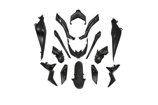 Fairing Kit Yamaha 125 - 300 Xmax efter 2018 matt svart (15 delar)