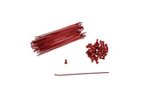 Spokes front Doppler red 36 x 195mm Derbi Senda