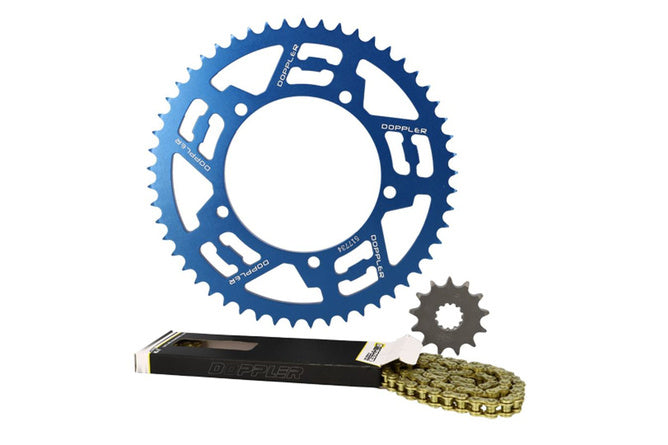 Chain Kit Doppler 13x53 - 428 Sherco 50 Alu Blå