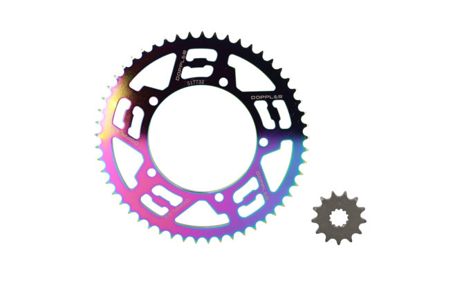 Kedjesats Doppler 13x53 - 428 Sherco 50 Alu Neochrome