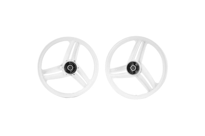 Moped Fälgar typ Grimeca 17'' Peugeot 103 Vit