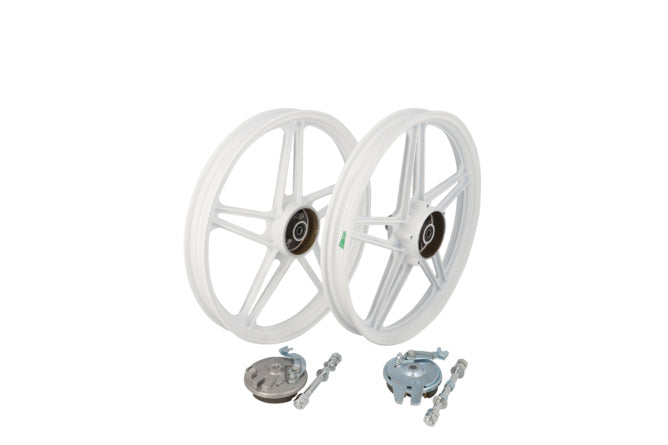 Mopedfälgar typ Bernardi 17'' Peugeot 103 Vit