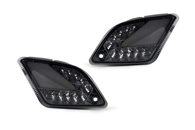 LED Blinkers sekventiellt bak Vespa GTS Moto Nostra rökt