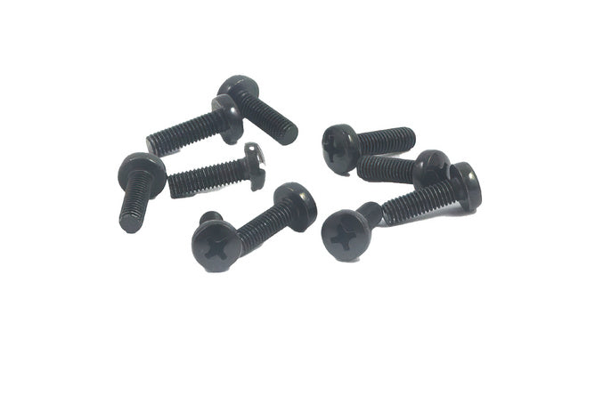 Phillips Skruv M5x16 svart (x10)