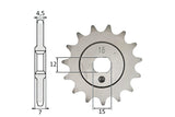 Front Sprocket IGM Kreidler 3V / 4V (415) 15 teeth
