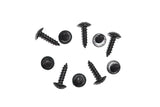 Screw Set 5x20 aluminium black (x10)
