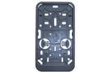 License Plate Holder vertical 100 x 175 black