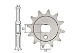 Front Sprocket IGM Kreidler 3V / 4V (415) 12 teeth