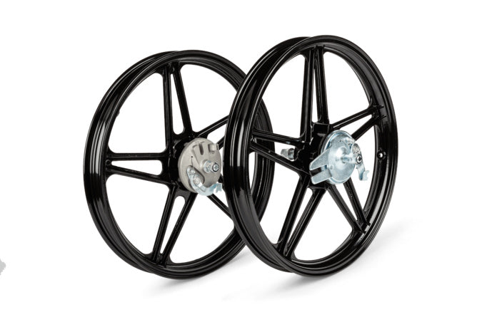 Fälgar fram / bak 17" typ Bernardi svart Peugeot 103 Vogue