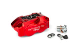 Brake Caliper 4-piston MotoForce Racing red