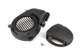 Cache turbine MBK Booster et Stunt avec écope de couleur noir