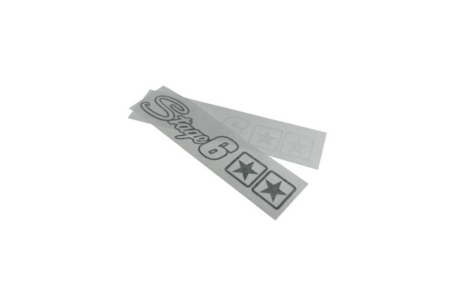 Dekal Stage6 logotyp 20x6cm svart