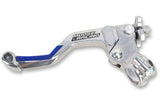 Clutch Lever + Mount short blue Moose Racing
