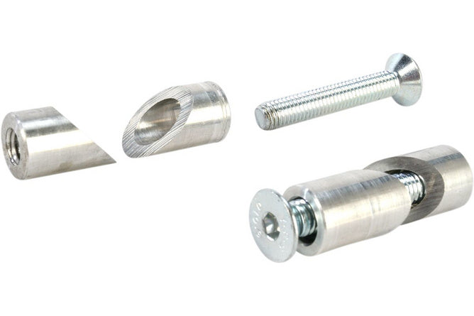 Handskyddsfästen (yttre konisk lås) aluminium