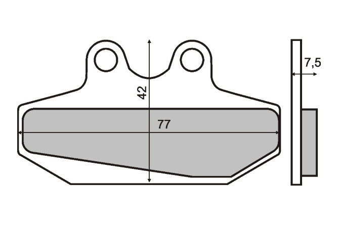 Bromsbelägg Beta RR 1999 - 2003