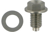 Oil Drain Screw magnetic Moose Racing silver Suzuki / Yamaha