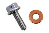 Oil Drain Screw magnetic Moose Racing CRF 250 silver