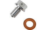 Oil Drain Screw magnetic Moose Racing YZ / YZF silver