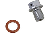 Oil Drain Screw magnetic Moose Racing CR 125 / 250 silver