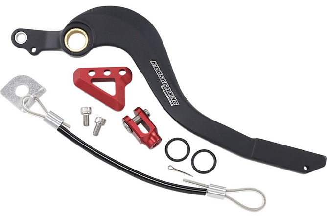 Bromspedal i aluminium Moose Racing CRF 250 röd