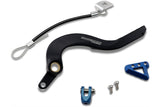 Brake Pedal aluminium Moose Racing YZF / WRF 250 blue