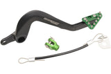 Brake Pedal aluminium Moose Racing KX 85 Kawasaki green
