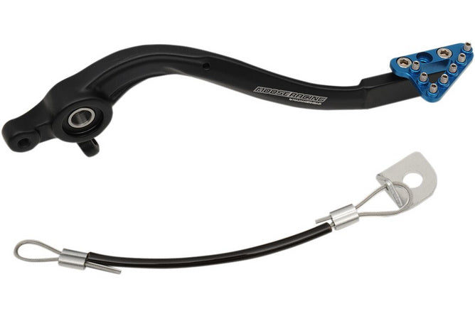 Bromspedal aluminium Moose Racing Husqvarna FC 250 / 450 2017 blå
