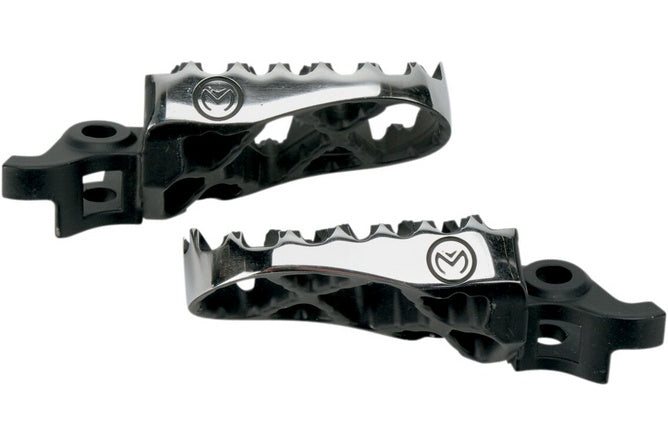 Fotstöd / Fotpinnar Moose Racing Hybrid offset (13 mm) KXF 250 / 450