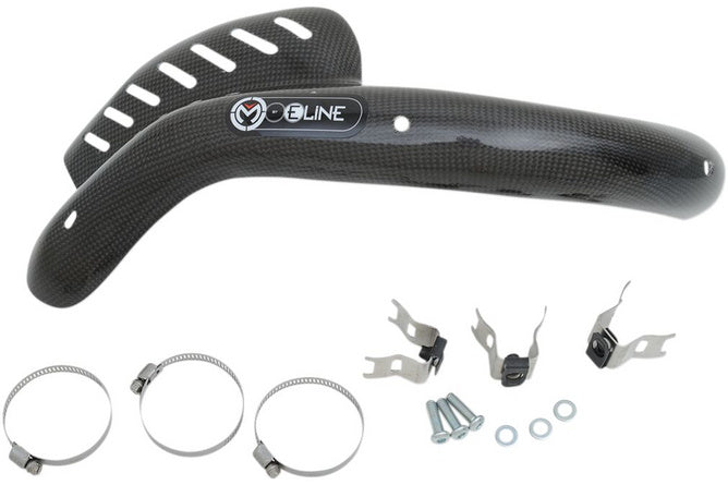 Avgaspipsskydd i kolfiber Moose Racing 350 KTM