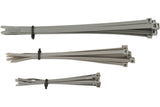 Cabe Ties 10cm / 15cm / 20cm grey (x30)