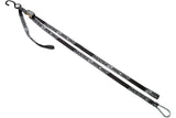 Carabiner Tension Straps extra strong 213cm black