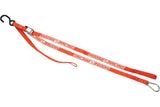 Carabiner Tension Straps extra strong 213cm orange