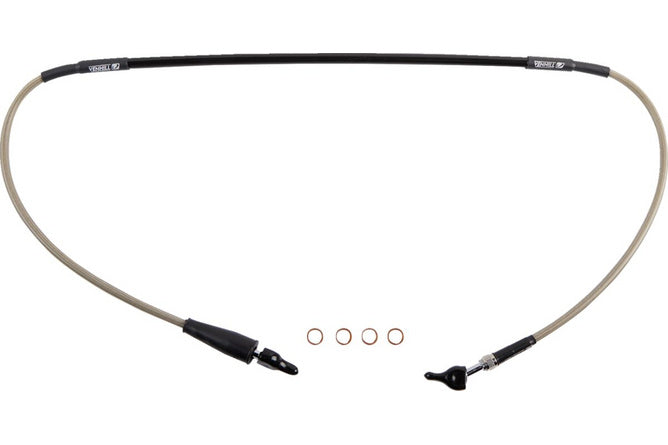 Bromsslang fram flätad stål Moose Racing RM 85