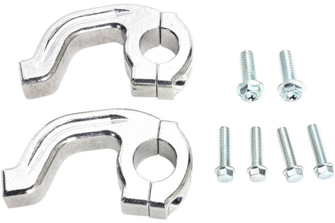 Handskyddsmonteringar / Klämmor Contour 22 mm silver