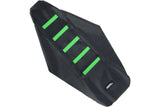 Seat Cover ribbed Moose Racing KX 125 / 250 black / green