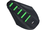 Seat Cover ribbed Moose Racing KX 80 / 85 black / green