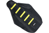 Seat Cover ribbed Moose Racing RM 85 black / yellow