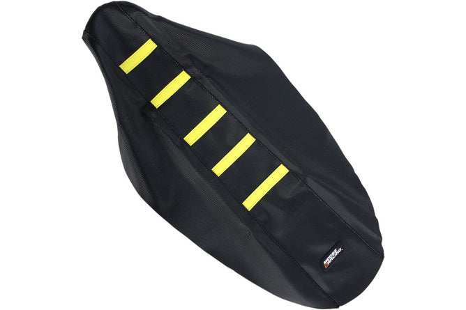 Sitskydd ribbad Moose Racing RM-Z 250 svart / gul