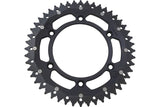 Rear Sprocket aluminium / steel 520 Moose Racing Beta / Honda 48 teeth black