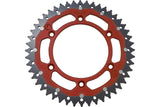 Rear Sprocket aluminium / steel 520 Moose Racing Beta / Honda 48 teeth red
