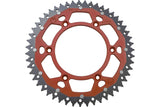 Rear Sprocket aluminium / steel 520 Moose Racing Beta / Honda 51 teeth red