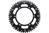 Rear Sprocket aluminium / steel 520 Moose Racing Yamaha 49 teeth black