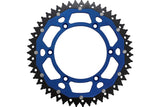 Rear Sprocket aluminium / steel 520 Moose Racing Yamaha 51 teeth blue