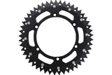 Rear Sprocket aluminium / steel 520 Moose Racing KX / KXF 49 teeth black