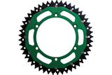 Rear Sprocket aluminium / steel 520 Moose Racing KX / KXF 49 teeth green