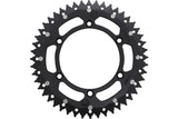 Rear Sprocket aluminium / steel 520 Moose Racing RM / RM-Z 48 teeth black